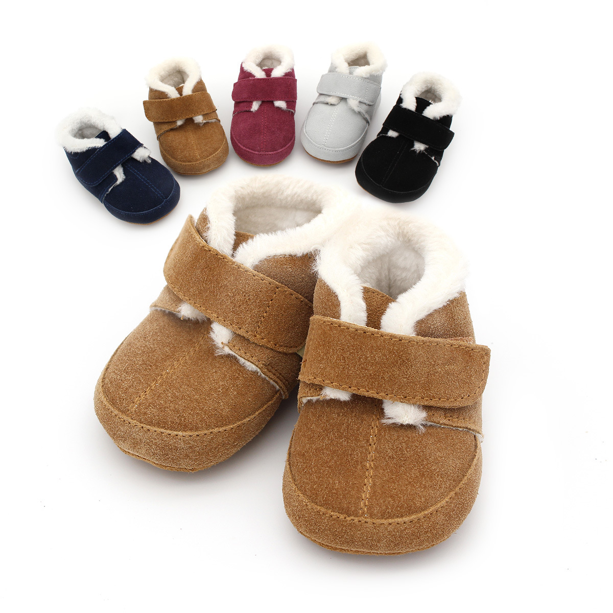 Baby Furry Boots Kids Leather  - Kids First Education 评论和价格