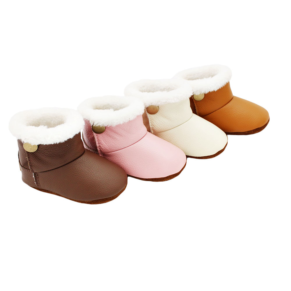 Baby Furry Boots Kids Leather  - Kids First Education 评论和价格