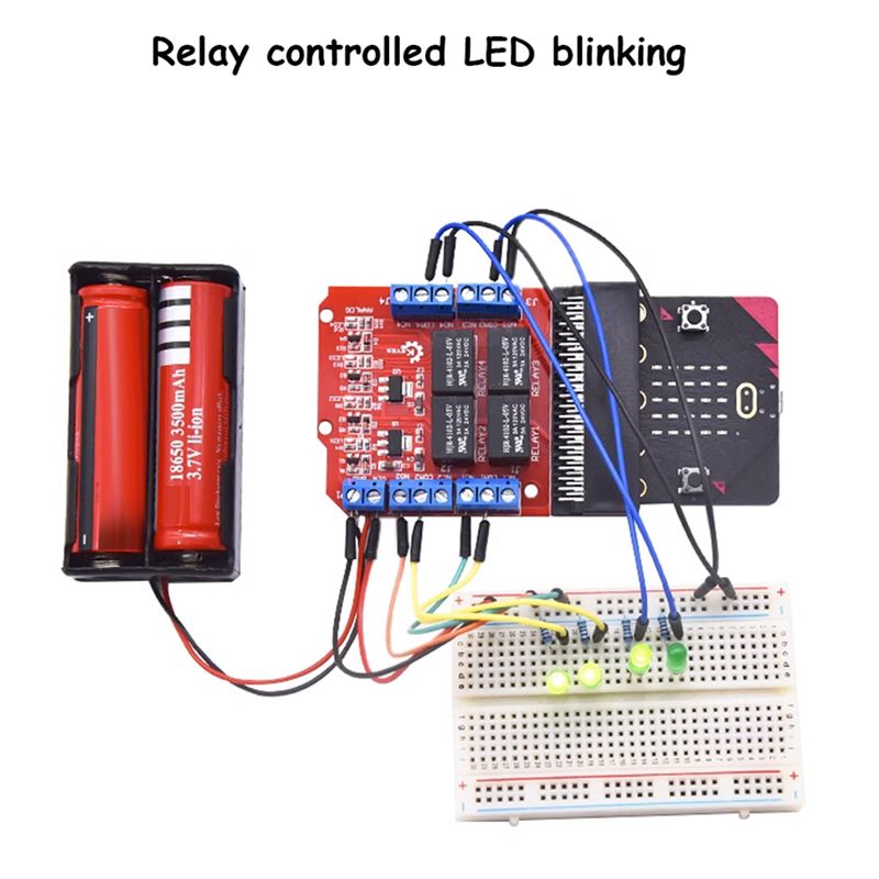A64I Microbit 4 Channel Relay  - Kids Education Channel 评论和价格