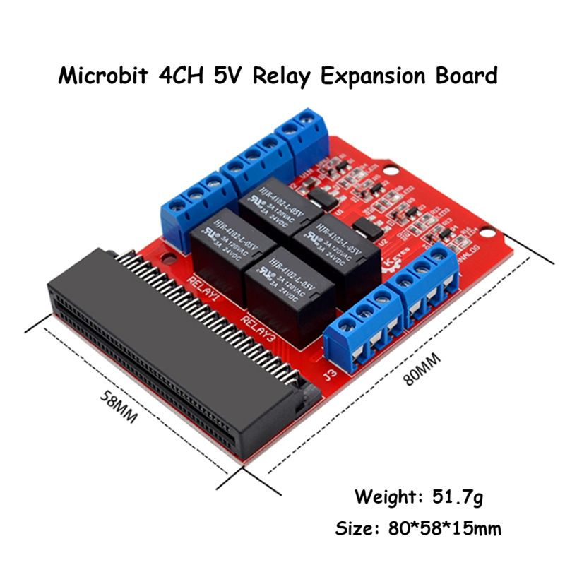 A64I Microbit 4 Channel Relay  - Kids Education Channel 评论和价格