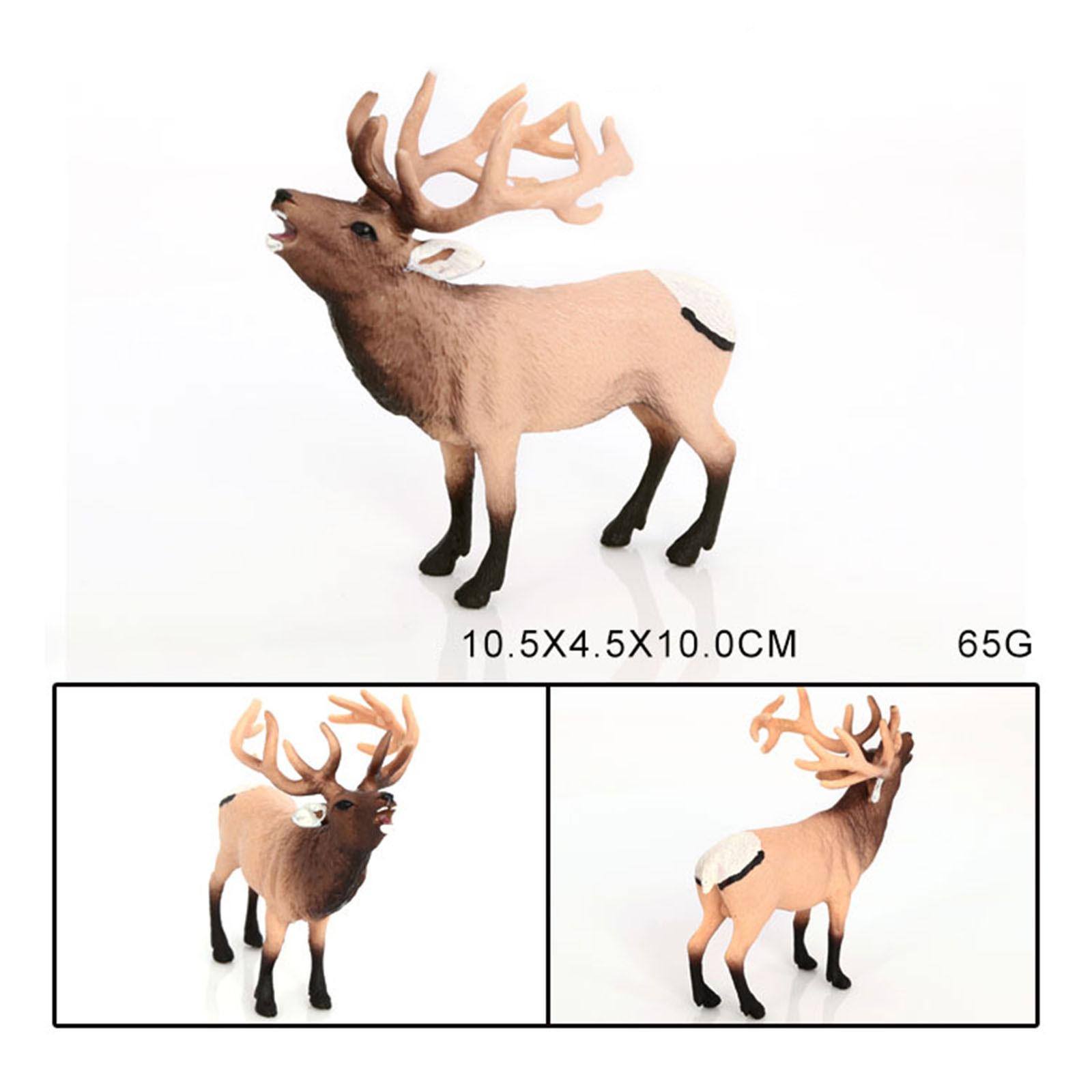 Deer Figurine Collection Woodl - Kids First Education 评论和价格
